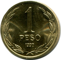 1 PESO 1990 CHILE UNC Coin #M10083.U - Chili