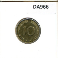 10 PFENNIG 1993 G WEST & UNIFIED GERMANY Coin #DA966.U - 10 Pfennig