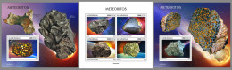 GUINEA BISSAU 2022 MNH Meteroites Meteoriten M/S+2S/S - OFFICIAL ISSUE - DHQ2315 - Minéraux