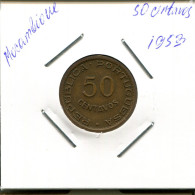 50 CENTAVOS 1953 MOZAMBIQUE Coin #AN692.U - Mosambik