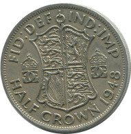 HALF CROWN 1948 UK GREAT BRITAIN Coin #AH011.1.U - K. 1/2 Crown