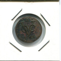 1746 HOLLAND VOC DUIT NETHERLANDS INDIES NEW YORK COLONIAL PENNY #VOC2565.7.U - Dutch East Indies