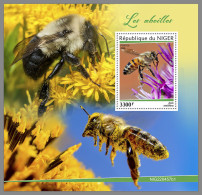 NIGER 2022 MNH Bees Bienen Abeilles S/S - OFFICIAL ISSUE - DHQ2315 - Abeilles