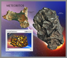 GUINEA BISSAU 2022 MNH Meteroites Meteoriten S/S I - IMPERFORATED - DHQ2315 - Minéraux