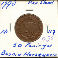 50 FENIBGA 1998 BOSNIA AND HERZEGOVINA Münze #AR427.D - Bosnië En Herzegovina