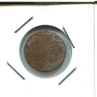 1780 HOLLAND VOC DUIT NIEDERLANDE OSTINDIEN NY COLONIAL PENNY #VOC2795.7.D - Dutch East Indies