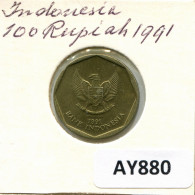 100 RUPIAH 1991 INDONESISCH INDONESIA Münze #AY880.D - Indonésie