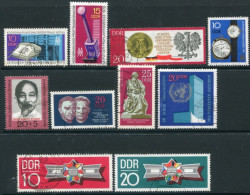 DDR / E. GERMANY 1970 Seven Issues Used. - Gebraucht