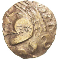 Monnaie, Aulerques Éburovices, Hémistatère, 1st Century BC, Evreux, TTB, Or - Gauloises