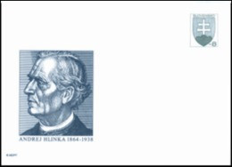 1998 : 60° Anniversaire De La Mort Du Père Andrej Hlinka  , Neuf COB 30 Michel U 30 - Covers