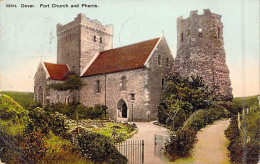 ANGLETERRE - Dover - Forst Church And Pharos - Carte Postale Ancienne - Sonstige & Ohne Zuordnung