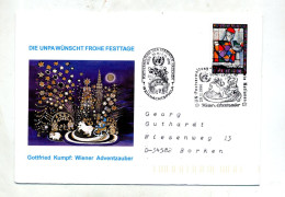 Lettre Cachet Wien  Noel - Covers & Documents