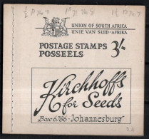 Afrique Du Sud  Carnet De 1948 TB ( 3x6 Paires** Des N°148&151, 149&152, 168&169 ) - Cuadernillos