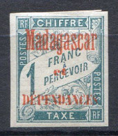 MADAGASCAR < TAXE N° 7 * Neuf Ch. * MH - Timbres-taxe