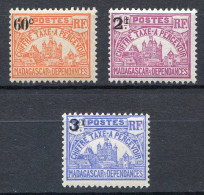 MADAGASCAR < TAXE N° 17 + 18 + 19 ** Neuf Luxe ** MNH - Portomarken