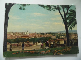 Cartolina "ROMA  Veduta Panoramica Dal Gianicolo" - Mehransichten, Panoramakarten