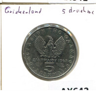 5 DRACHMES 1971 GRIECHENLAND GREECE Münze #AX642.D - Grèce