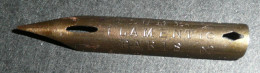 Rare Ancienne Plume Neuve En Métal, FLAMENT Paris N°2 - Pens