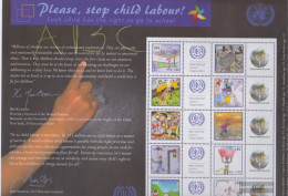 UN - Geneva 725-734 Sheetlet (complete Issue) Unmounted Mint / Never Hinged 2010 Child Labor - Unused Stamps