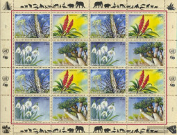 UN - Geneva 681-684Klb Sheetlet (complete Issue) Unmounted Mint / Never Hinged 2010 Plants - Unused Stamps