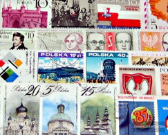 Poland 100 Different Stamps - Collections