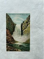 Great Falls Of The Yellowstone National Park - 1908 - Parques Nacionales USA