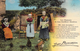 FOLKLORE - Les Chansons De Jean Rameau Illustrées - Aux Accoutes - Carte Postale Ancienne - Musique