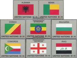 UN - NEW York 1583-1590 (complete Issue) Unmounted Mint / Never Hinged 2017 Flags The UN Member - Unused Stamps