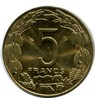 5 FRANCS CFA 2003 CENTRAL AFRICAN STATES (BEAC) Münze #AP859.D - Centrafricaine (République)