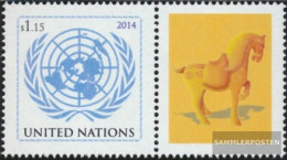 UN - NEW York 1387I Zf With Zierfeld (complete Issue) Unmounted Mint / Never Hinged 2014 Year Of Pferof - Unused Stamps