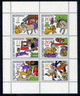 DDR / E. GERMANY 1971 Fairy Tales VI Sheetlet MNH / **.  Michel 1717-22 Kb - Unused Stamps