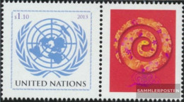 UN - NEW York 1321Zf With Zierfeld (complete Issue) Unmounted Mint / Never Hinged 2013 Year The Snake - Ungebraucht