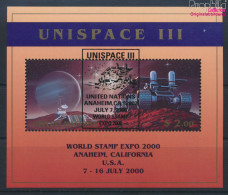 UNO - New York Block16I (kompl.Ausg.) Gestempelt 1999 UNISPACE III (10063944 - Usados