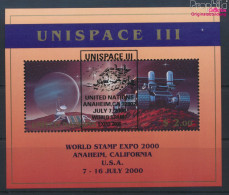 UNO - New York Block16I (kompl.Ausg.) Gestempelt 1999 UNISPACE III (10063945 - Usados