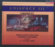 UNO - New York Block16I (kompl.Ausg.) Gestempelt 1999 UNISPACE III (10063948 - Usados