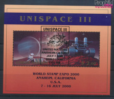 UNO - New York Block16I (kompl.Ausg.) Gestempelt 1999 UNISPACE III (10063951 - Used Stamps