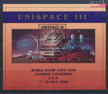 UNO - New York Block16I (kompl.Ausg.) Gestempelt 1999 UNISPACE III (10063953 - Gebraucht