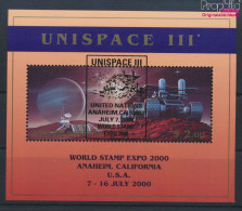 UNO - New York Block16I (kompl.Ausg.) Gestempelt 1999 UNISPACE III (10063956 - Gebruikt