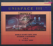 UNO - New York Block16I (kompl.Ausg.) Gestempelt 1999 UNISPACE III (10063958 - Usati