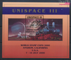 UNO - New York Block16I (kompl.Ausg.) Gestempelt 1999 UNISPACE III (10063961 - Oblitérés