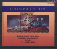 UNO - New York Block16I (kompl.Ausg.) Gestempelt 1999 UNISPACE III (10063967 - Usados