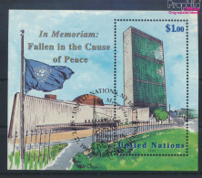 UNO - New York Block17 (kompl.Ausg.) Gestempelt 1999 In Memoriam - Gefallene (10064442 - Usados