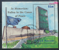 UNO - New York Block17 (kompl.Ausg.) Gestempelt 1999 In Memoriam - Gefallene (10064443 - Usados