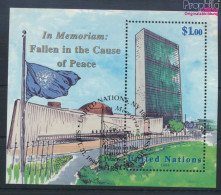 UNO - New York Block17 (kompl.Ausg.) Gestempelt 1999 In Memoriam - Gefallene (10064446 - Gebruikt