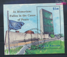 UNO - New York Block17 (kompl.Ausg.) Gestempelt 1999 In Memoriam - Gefallene (10064448 - Used Stamps