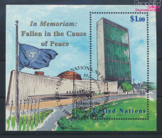 UNO - New York Block17 (kompl.Ausg.) Gestempelt 1999 In Memoriam - Gefallene (10064453 - Used Stamps