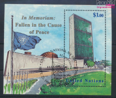UNO - New York Block17 (kompl.Ausg.) Gestempelt 1999 In Memoriam - Gefallene (10064454 - Gebruikt