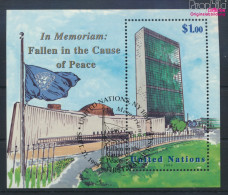 UNO - New York Block17 (kompl.Ausg.) Gestempelt 1999 In Memoriam - Gefallene (10064460 - Usados