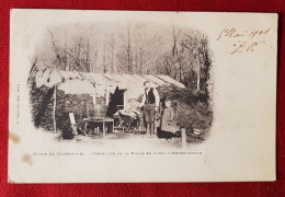 CPA - Hutte De Charbonnier - Carrefour De La Fleur En Forêt D'Ermenonville - Ermenonville