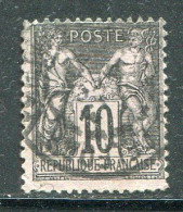 FRANCE- Y&T N°103- Oblitéré - 1898-1900 Sage (Type III)